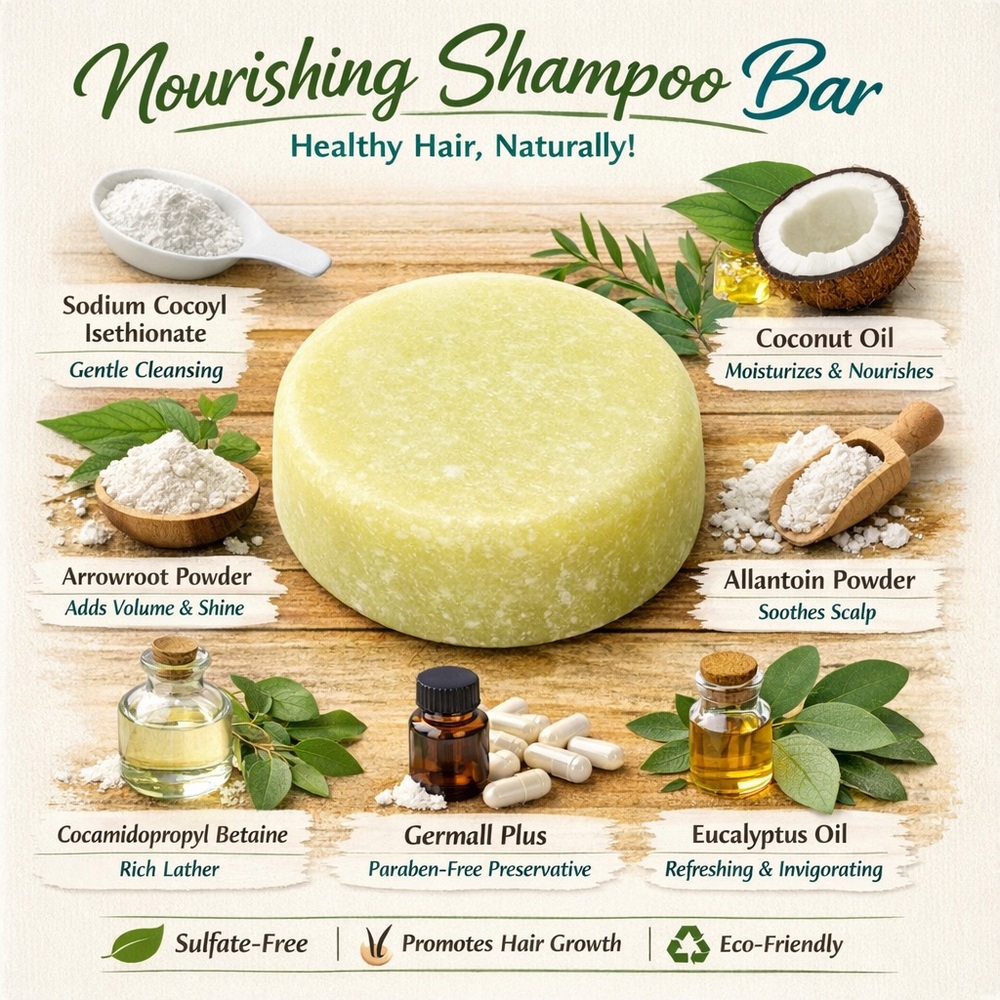 Hand Crafted Eucalyptus Shampoo Bar - Picture 3 of 3